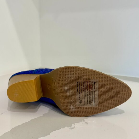 ✨ Blue Rhinestone Western Boots ✨ - Picture 3 of 5